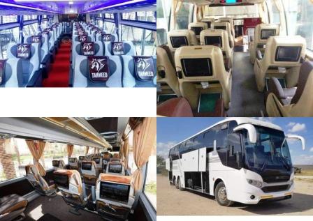Tahmeed Coach Interior Bus Views