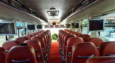 Extra Luxury Coach Bus Interior Seats