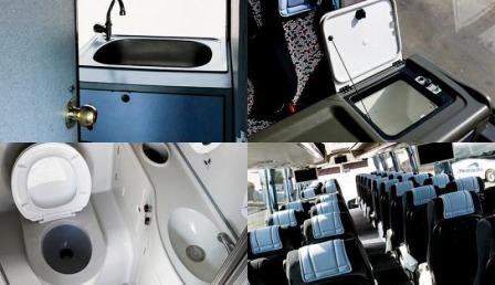 Protours Coach Bus Interior Views